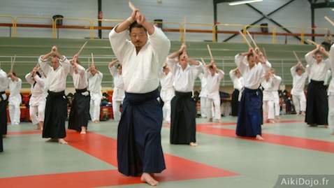 Hitohiro Saito - Aikido Seminar - Rennes 10/2003