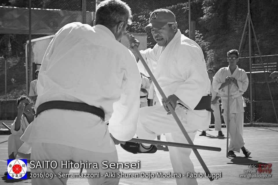 Seminar with SAITO Hitohira Sensei - Aiki Shuren Dojo Modena - Fabio Luppi